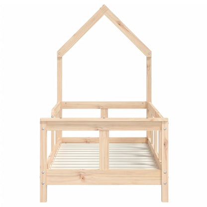 Kinderbedframe 70x140 cm massief grenenhout