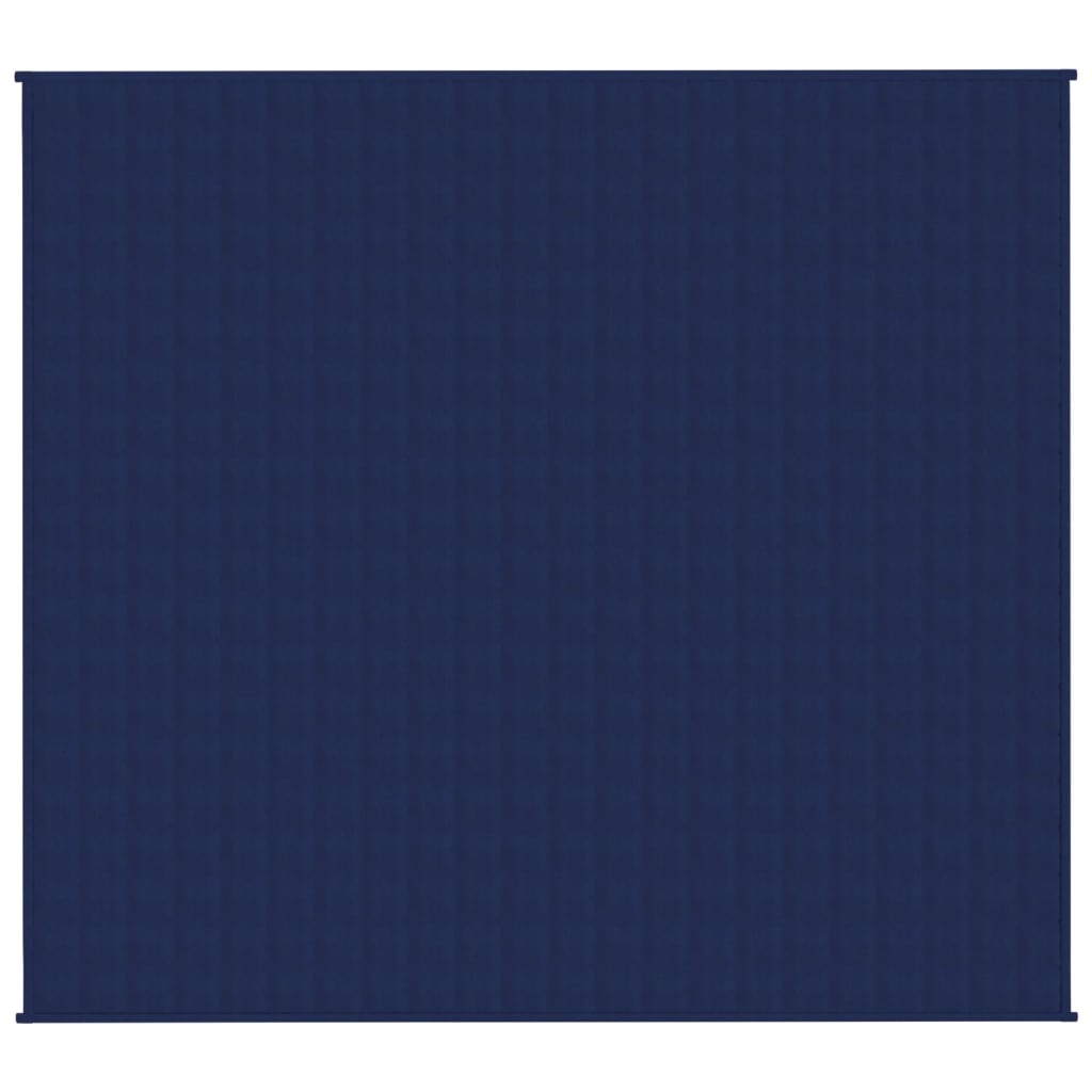 Verzwaringsdeken 200x220 cm 13 kg stof blauw