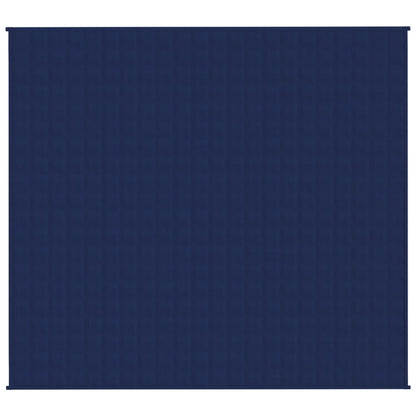 Verzwaringsdeken 200x220 cm 13 kg stof blauw