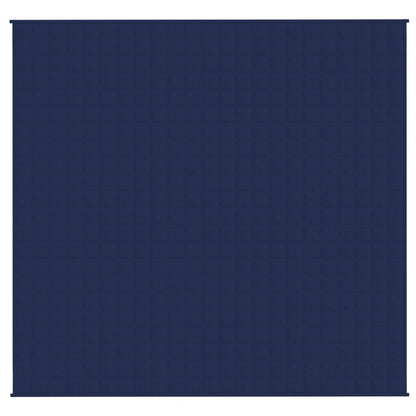 Verzwaringsdeken 220x230 cm 15 kg stof blauw