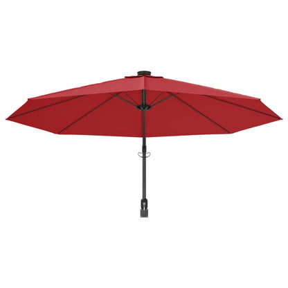 Wandparasol 290 cm felrood