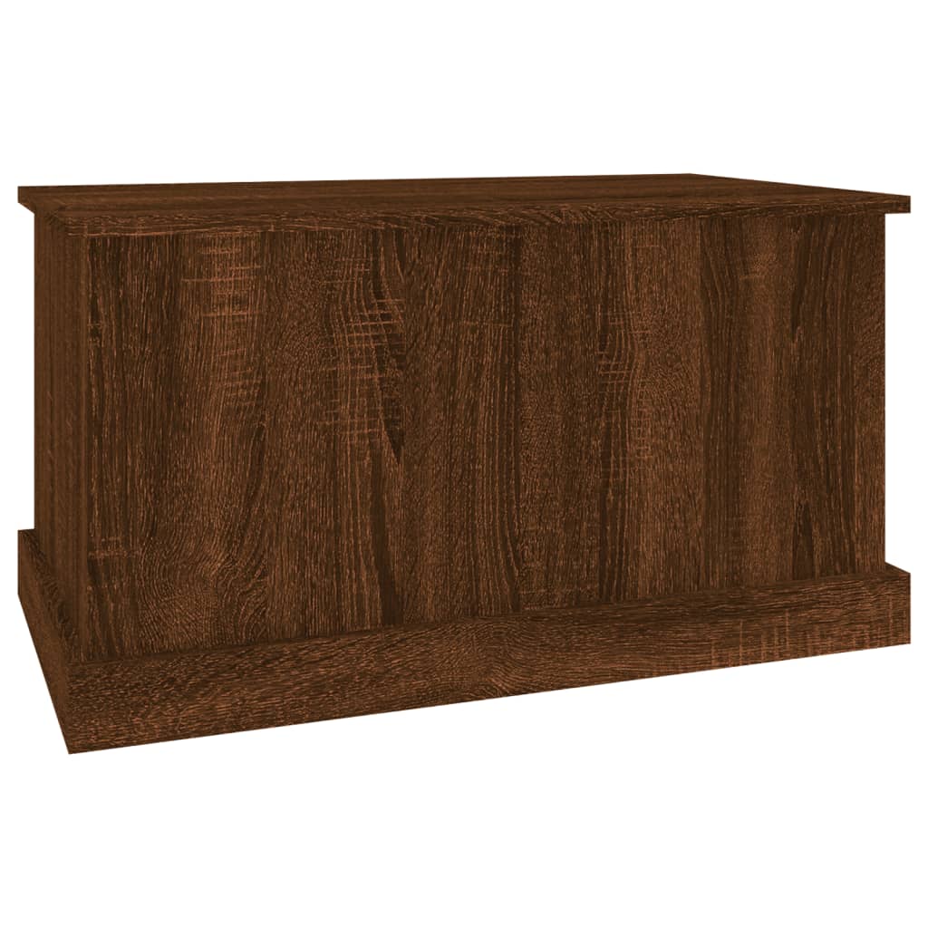 Opbergbox 70x40x38 cm bewerkt hout bruin eikenkleur