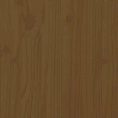 Plantenbak verhoogd 121x30x38 cm massief grenenhout honingbruin