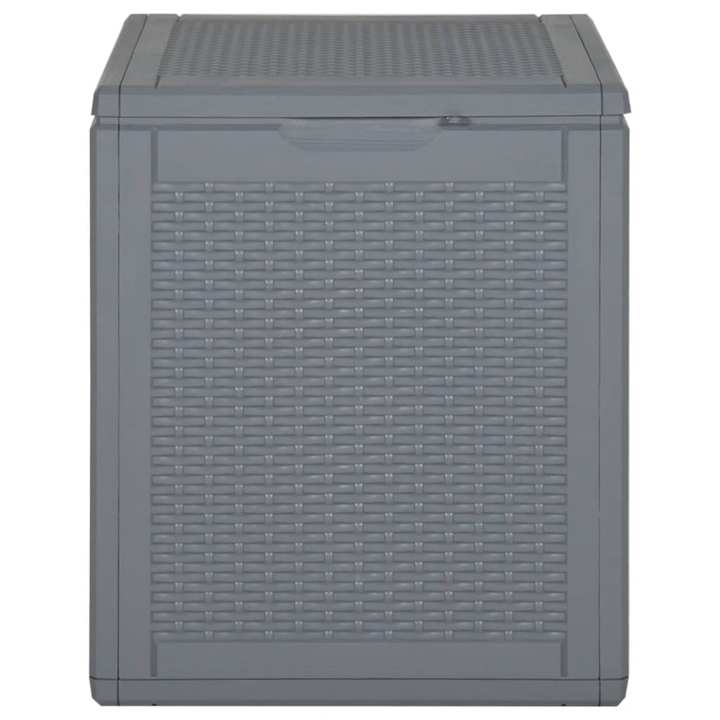 Tuinbox 90 L PP rattan grijs