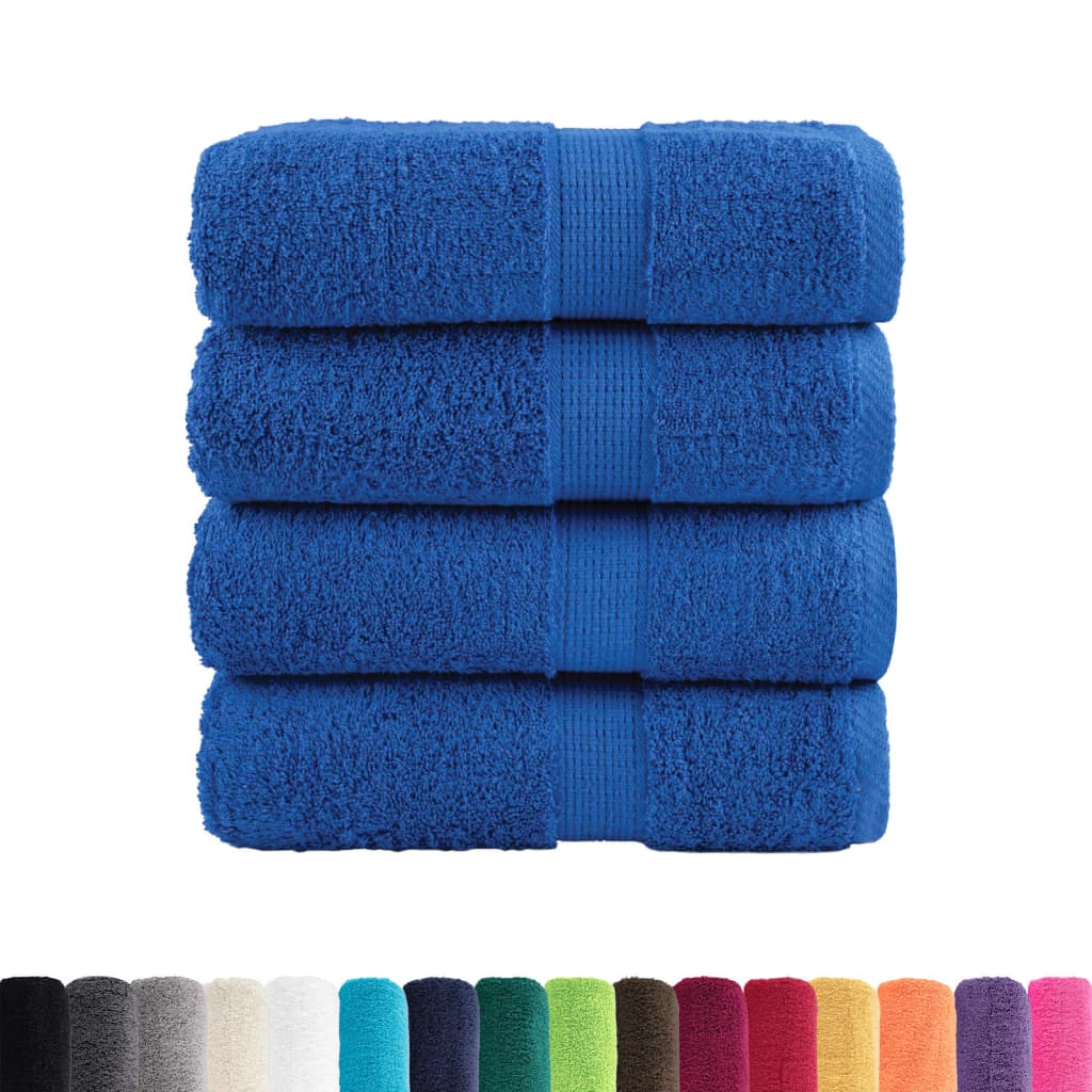 Gastendoekjes SOLUND 4 st 600 g/m² 30x30 cm blauw