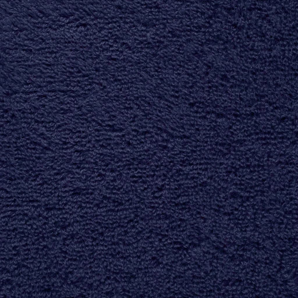 Saunadoeken SOLUND 10 st 600 g/m² 80x200 cm marineblauw