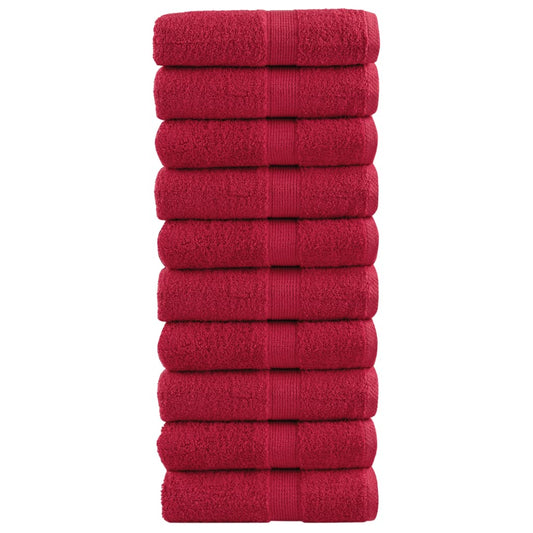 Gastendoekjes SOLUND 10 st 600 g/m² 30x30 cm rood