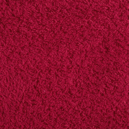 Saunadoeken SOLUND 2 st 600 g/m² 80x200 cm rood