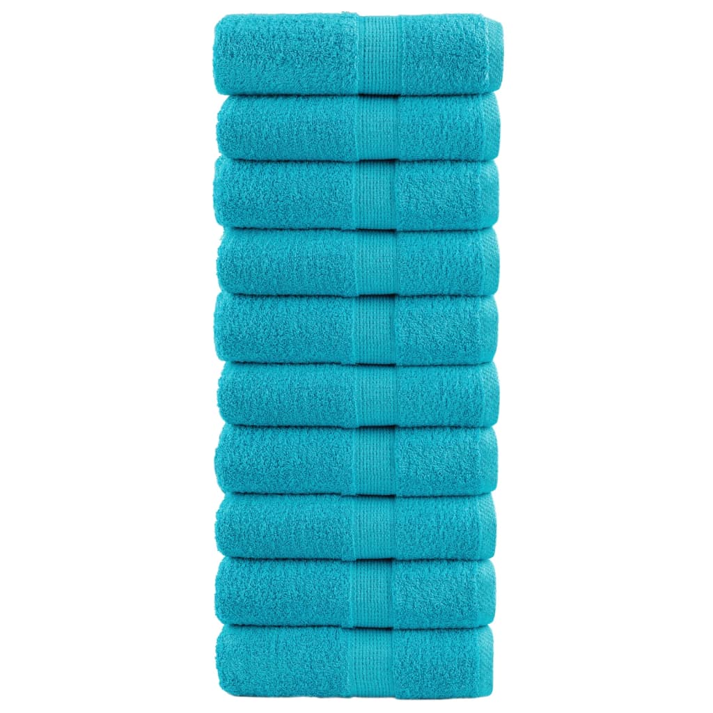 Gastendoekjes SOLUND 10 st 600 g/m² 30x30 cm turquoise