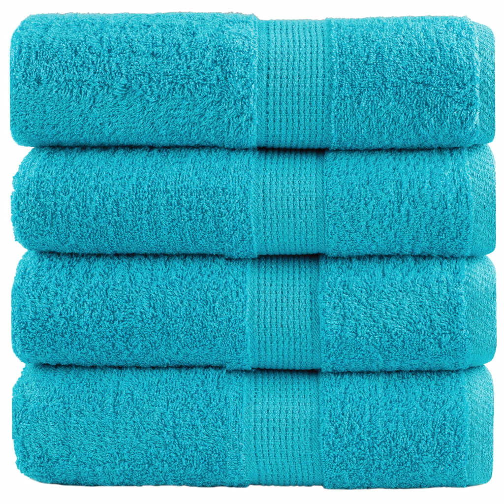 Gastendoekjes SOLUND 4 st 600 g/m² 30x50 cm turquoise