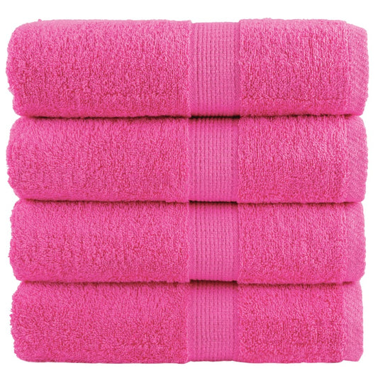 Gastendoekjes SOLUND 4 st 600 g/m² 30x30 cm roze