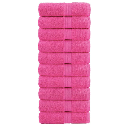 Gastendoekjes SOLUND 10 st 600 g/m² 30x30 cm roze