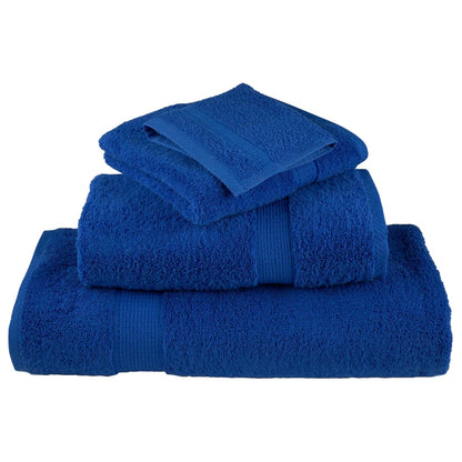 12-delige Handdoekenset SOLUND 600 g/m² blauw