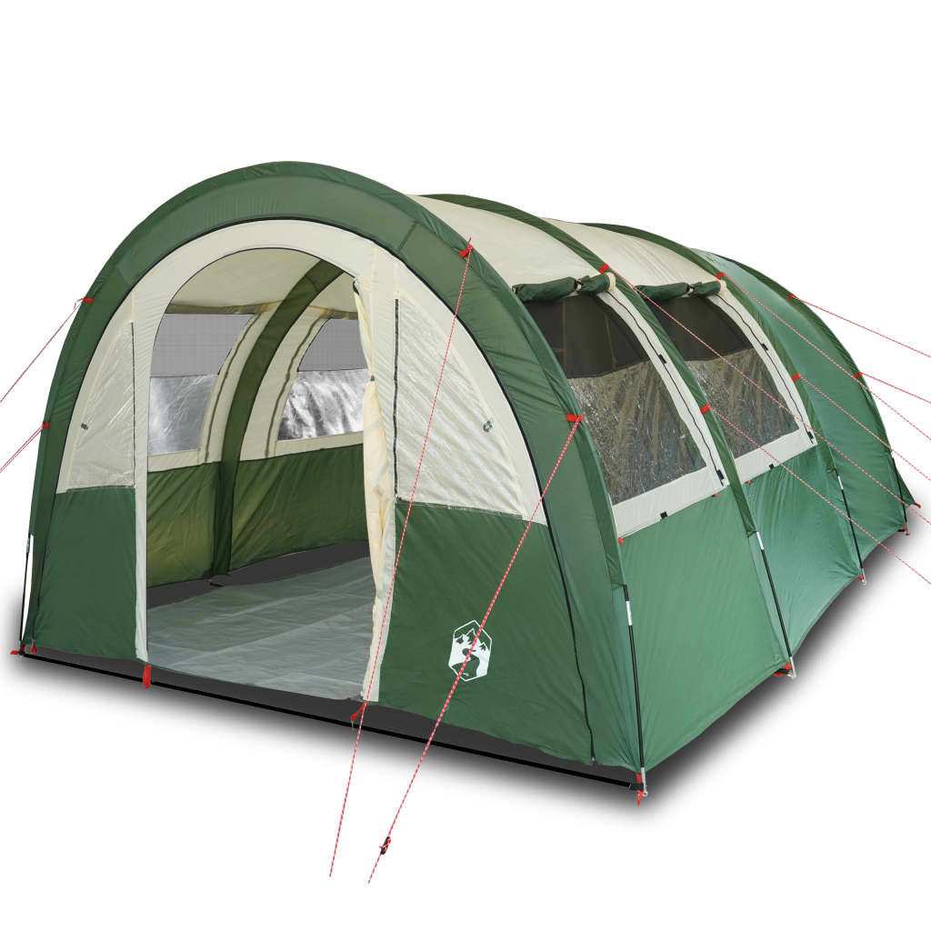 Tent 4-persoons 483x340x193 cm 185T taft groen