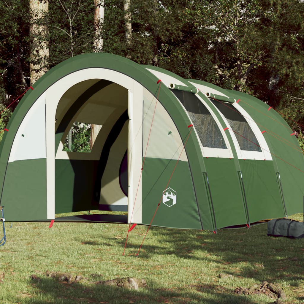 Tent 4-persoons 483x340x193 cm 185T taft groen