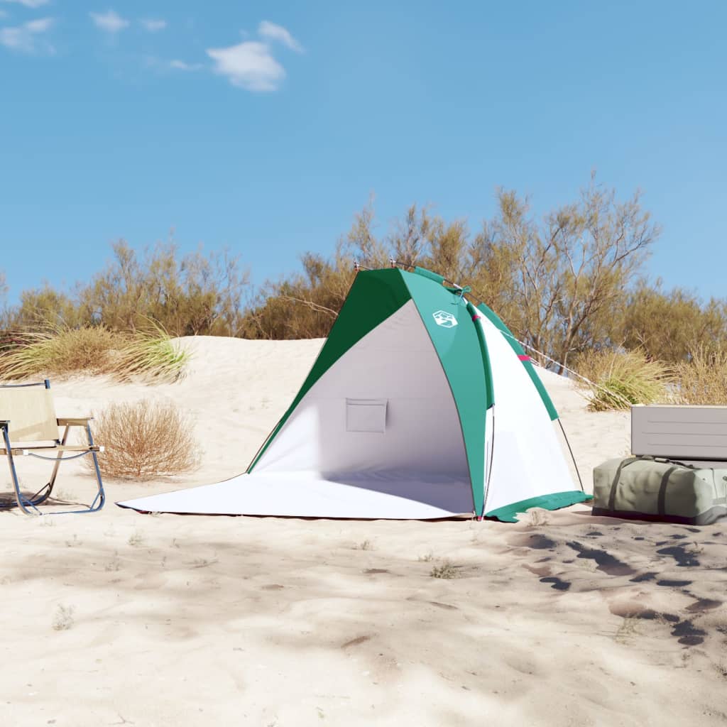 Strandtent 268x223x125 cm 185T taft zeegroen