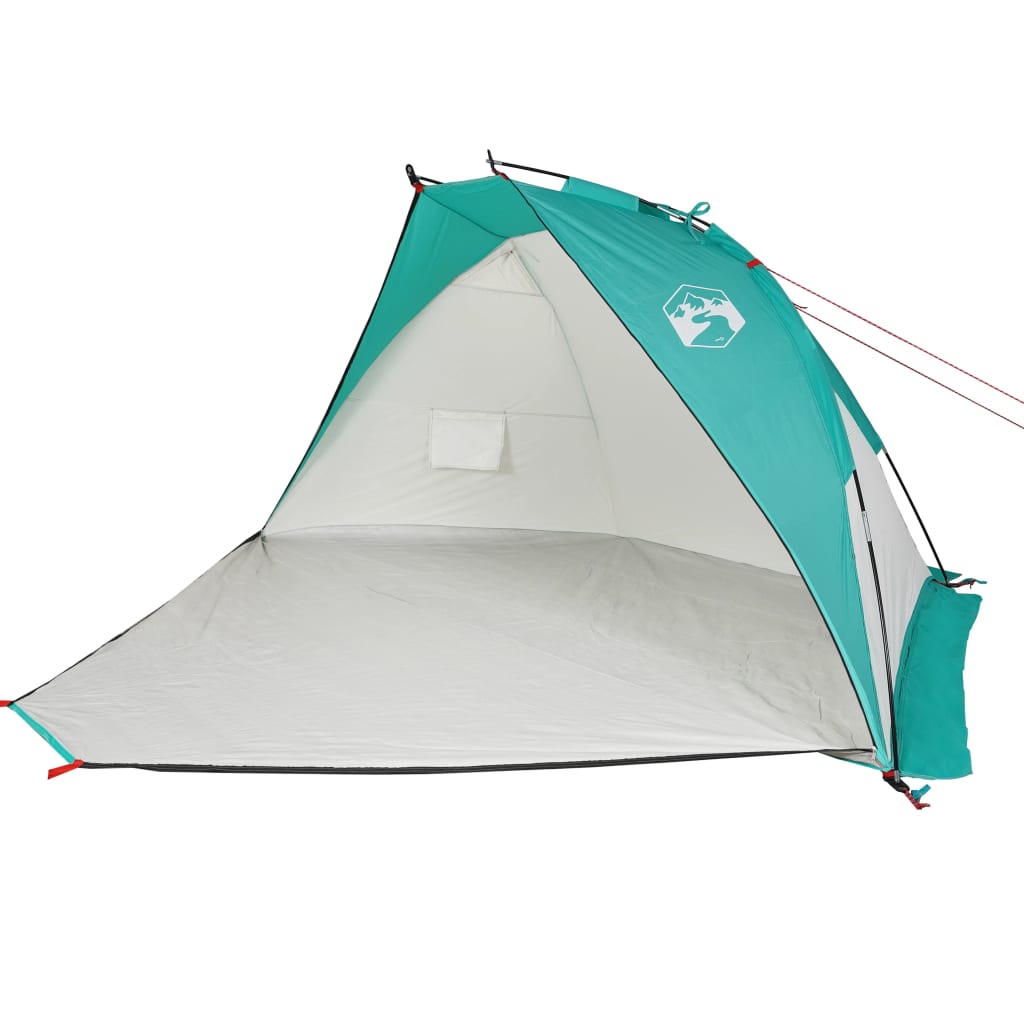 Strandtent 268x223x125 cm 185T taft zeegroen