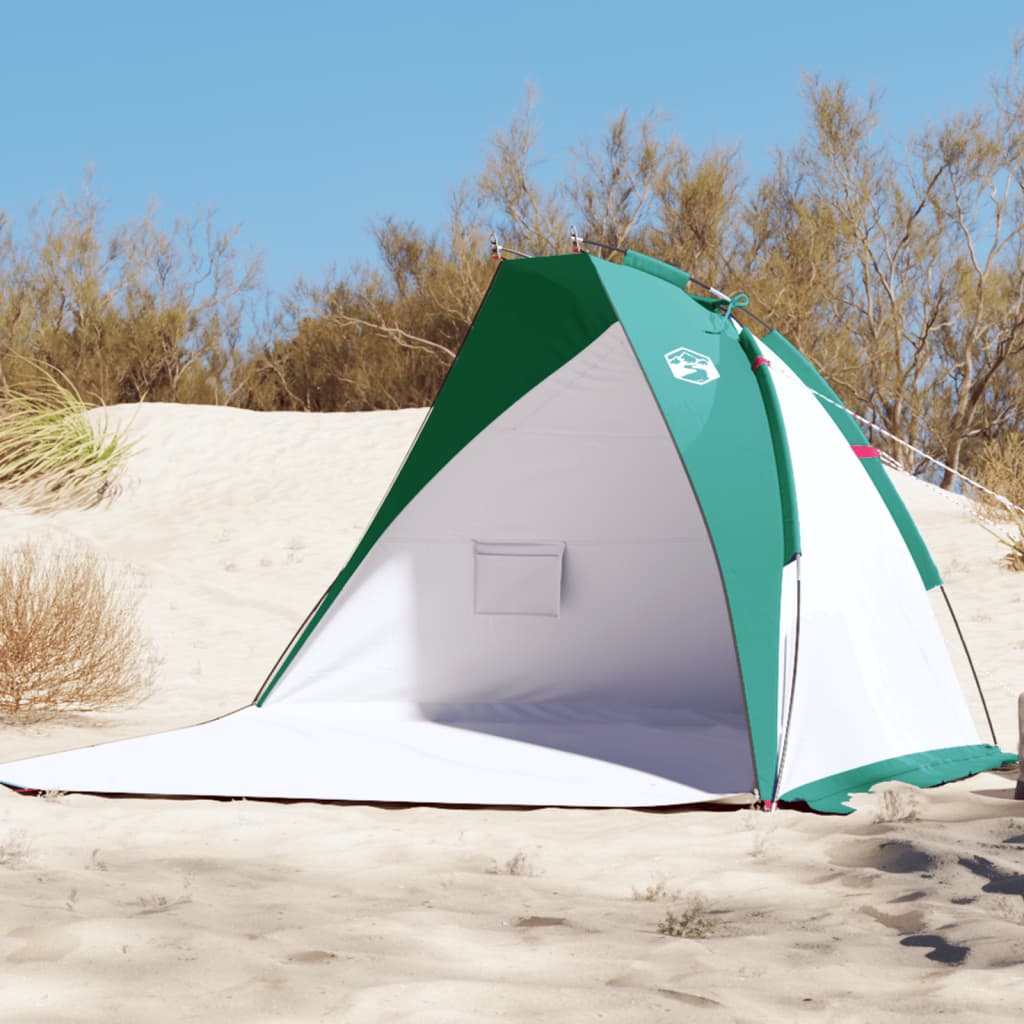 Strandtent 268x223x125 cm 185T taft zeegroen