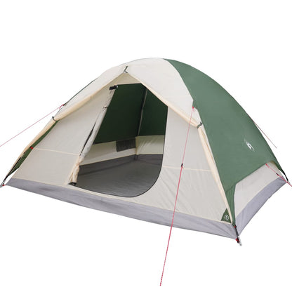 Tent 6-persoons 348x340x190 cm 190T taft groen