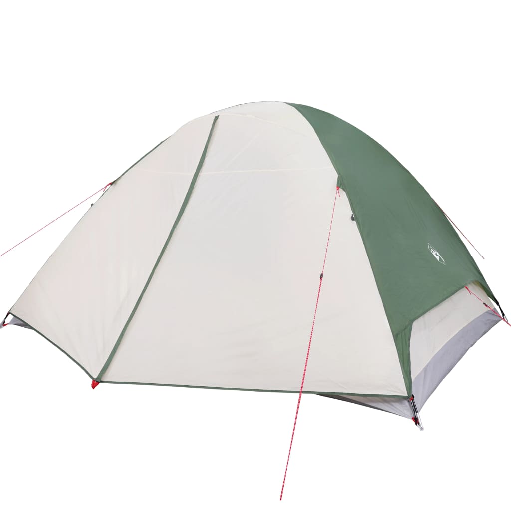 Tent 6-persoons 348x340x190 cm 190T taft groen