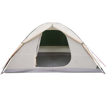 Tent 6-persoons 348x340x190 cm 190T taft groen