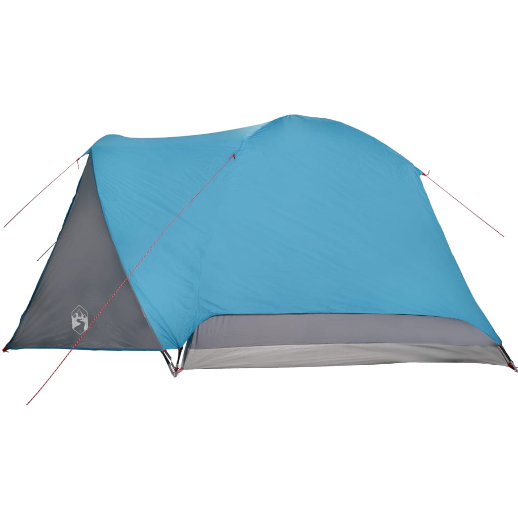 Tent 4-persoons 350x280x155 cm 190T taft blauw