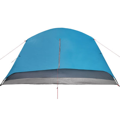 Tent 4-persoons 350x280x155 cm 190T taft blauw