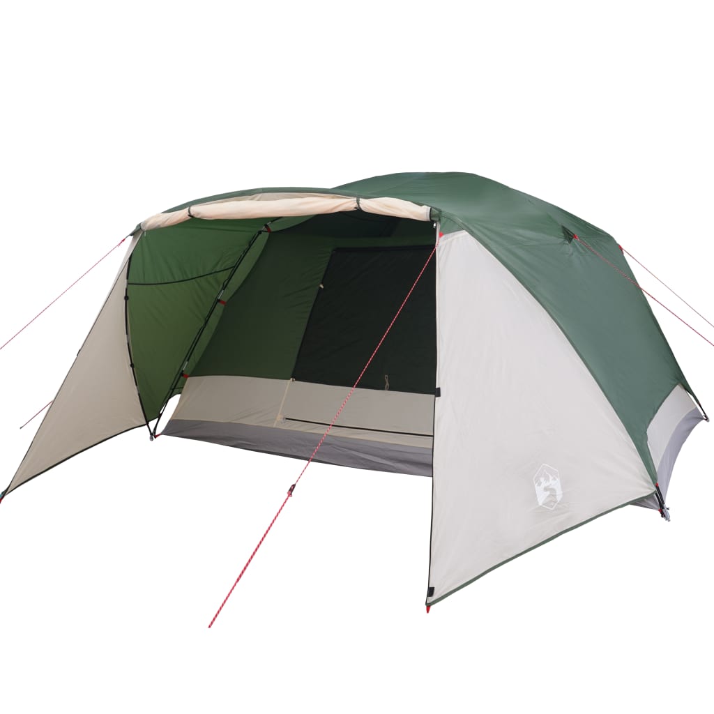 Tent 6-persoons 412x370x190 cm 190T taft groen