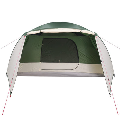 Tent 6-persoons 412x370x190 cm 190T taft groen