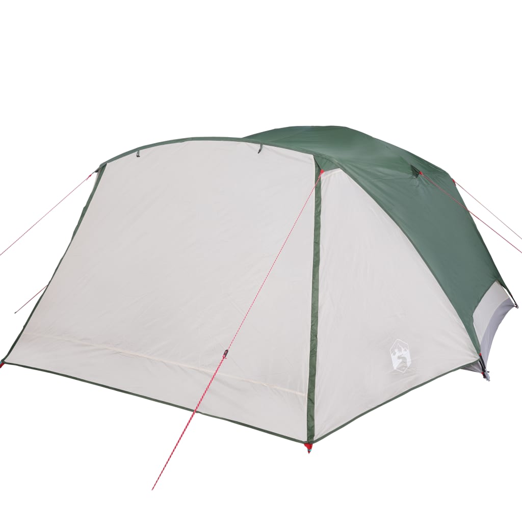 Tent 6-persoons 412x370x190 cm 190T taft groen