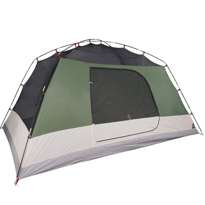 Tent 6-persoons 412x370x190 cm 190T taft groen