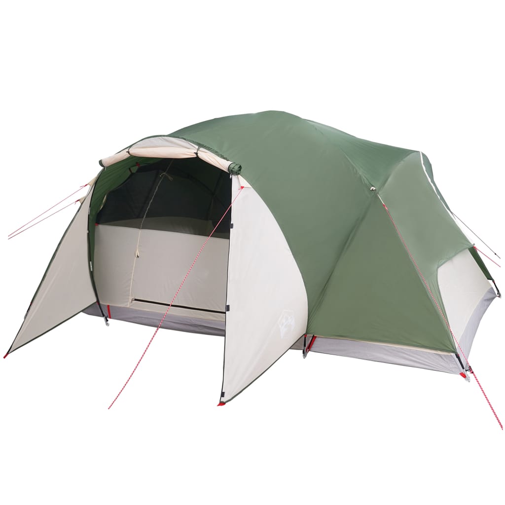 Tent 8-persoons 360x430x195 cm 190T taft groen