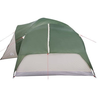 Tent 8-persoons 360x430x195 cm 190T taft groen