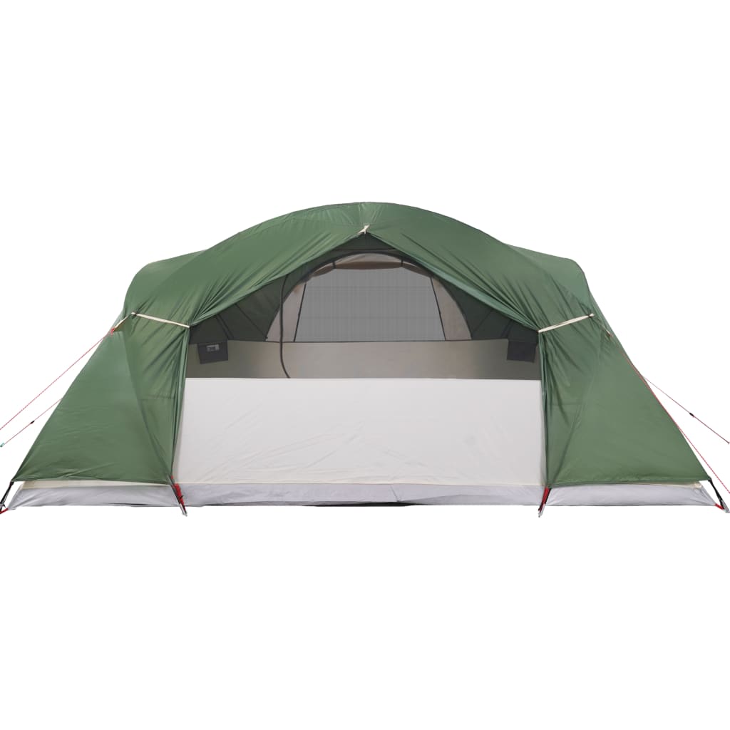 Tent 8-persoons 360x430x195 cm 190T taft groen