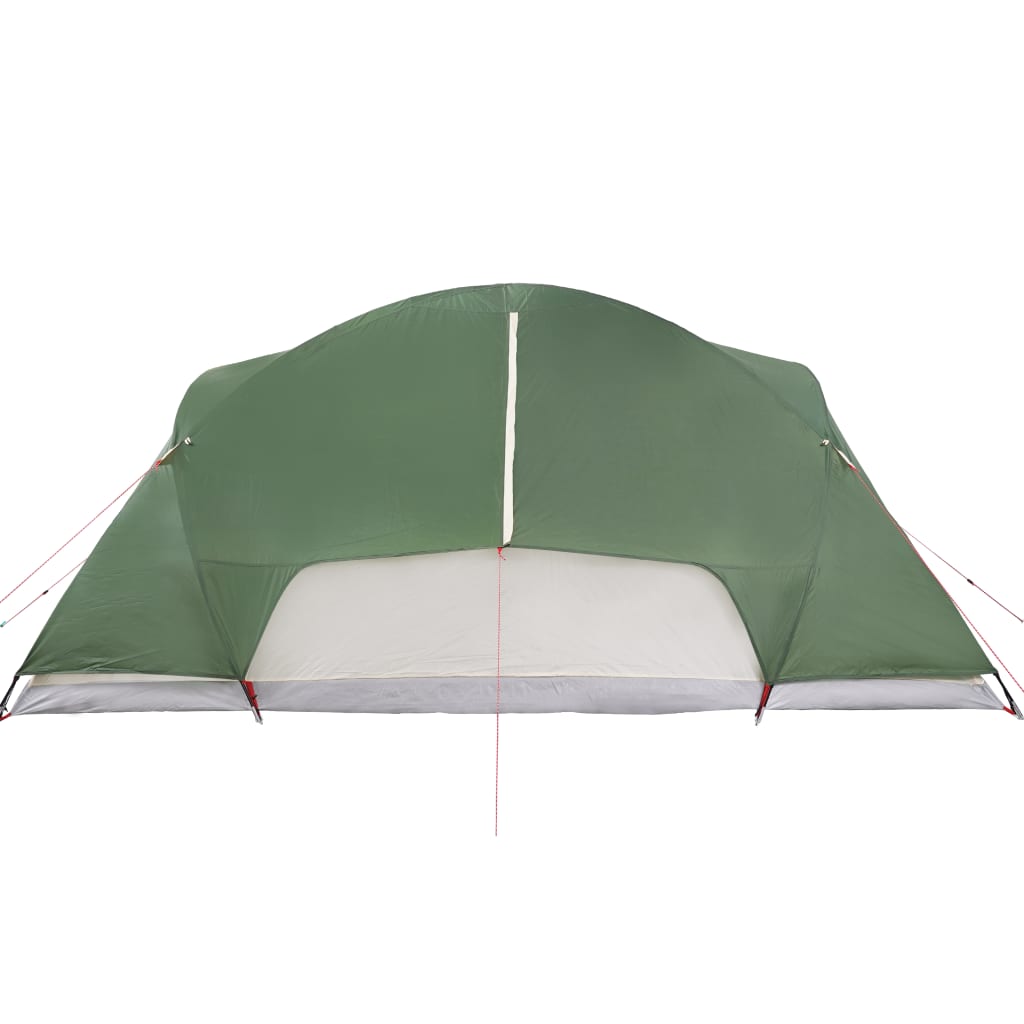 Tent 8-persoons 360x430x195 cm 190T taft groen