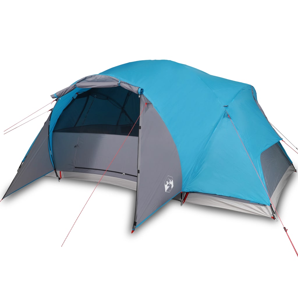Tent 8-persoons 360x430x195 cm 190T taft blauw