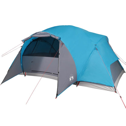 Tent 8-persoons 360x430x195 cm 190T taft blauw