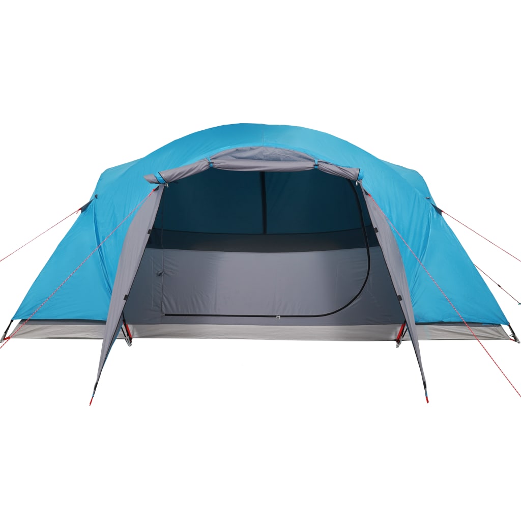 Tent 8-persoons 360x430x195 cm 190T taft blauw