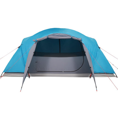 Tent 8-persoons 360x430x195 cm 190T taft blauw