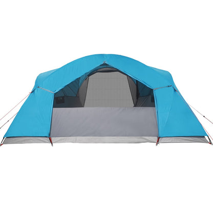 Tent 8-persoons 360x430x195 cm 190T taft blauw