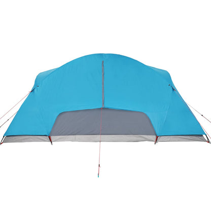 Tent 8-persoons 360x430x195 cm 190T taft blauw