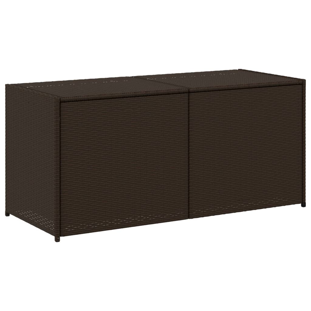 Tuinbox 283 L poly rattan bruin