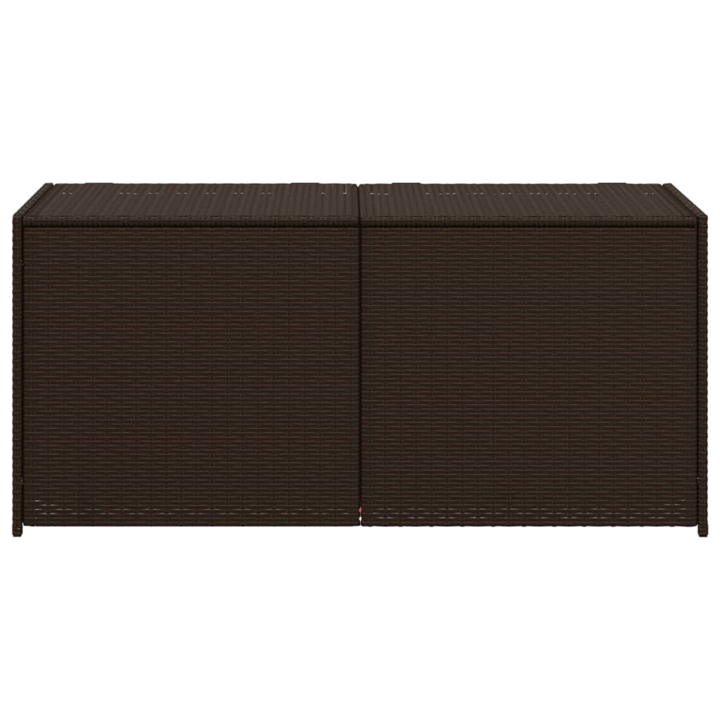 Tuinbox 283 L poly rattan bruin