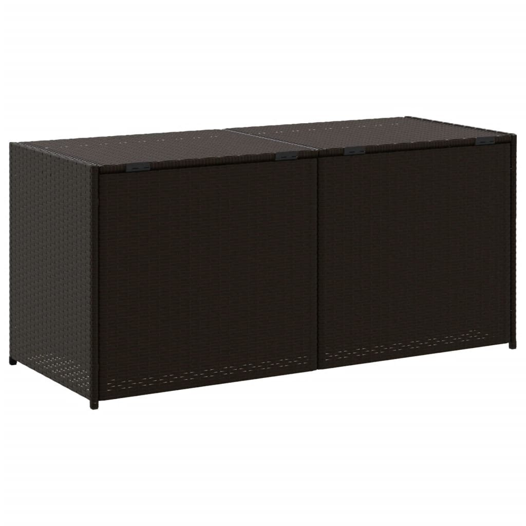 Tuinbox 283 L poly rattan bruin