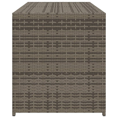 Tuinbox 283 L poly rattan grijs