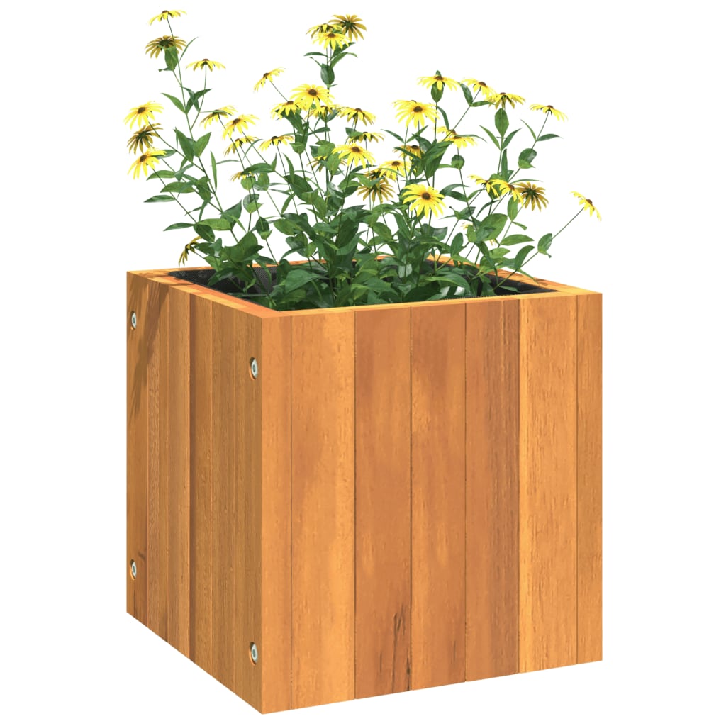 Plantenbak 25x25x25 cm massief acaciahout