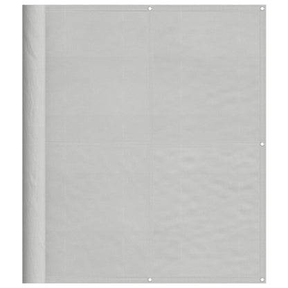 Balkonscherm 120x300 cm 100% oxford polyester lichtgrijs