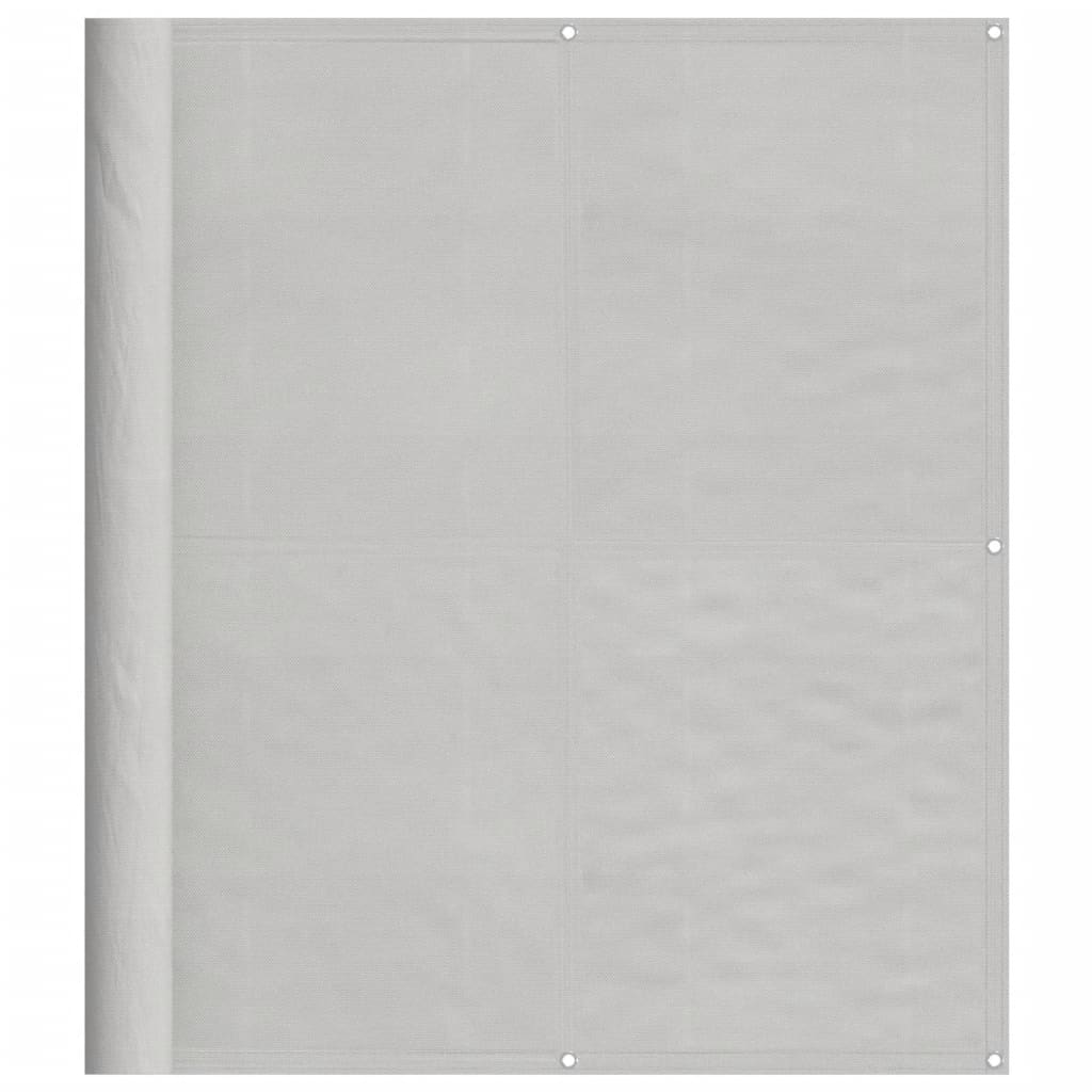 Balkonscherm 120x600 cm 100% oxford polyester lichtgrijs