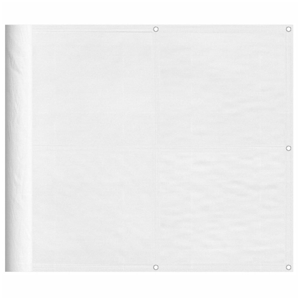 Balkonscherm 90x1000 cm 100% oxford polyester wit