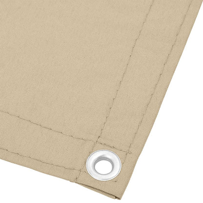 Balkonscherm 90x700 cm 100% oxford polyester beige